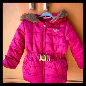 Toddler winter jacket in a